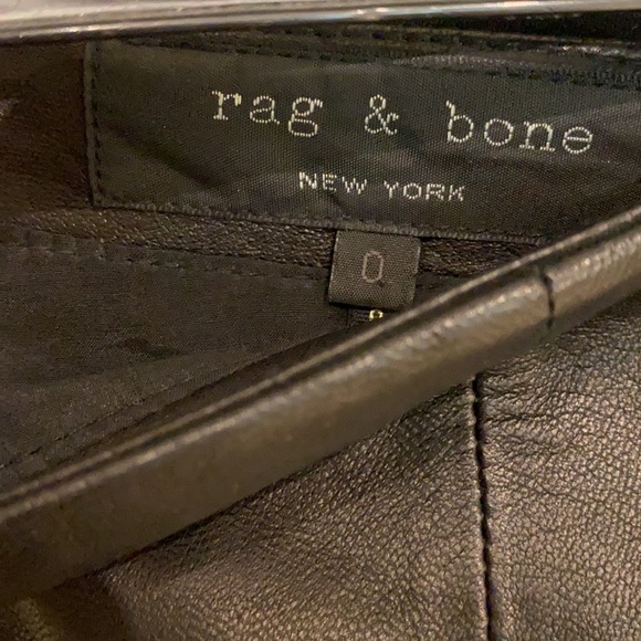 Rag and bone leather shorts - Picture 4 of 5